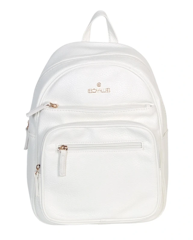 Czarny Plecak Damski Cavalli Italy – Stylowy Plecak Miejski z Eko-Skóry