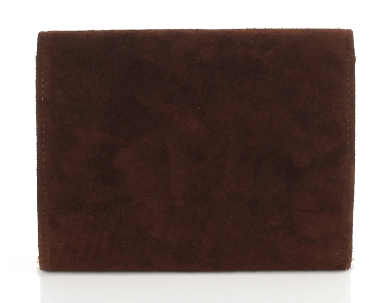 Kopertówka na łańcuszku ZAMSZ NATURALNY