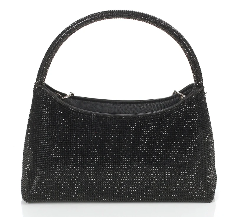 Gallantry Paris Wieczorowa Torebka Damska Kopertówka z Rączką i Łańcuszkiem