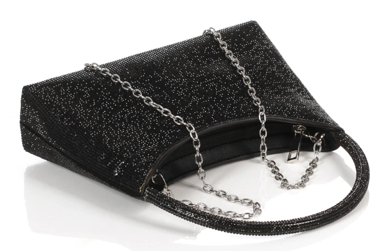 Gallantry Paris Wieczorowa Torebka Damska Kopertówka z Rączką i Łańcuszkiem