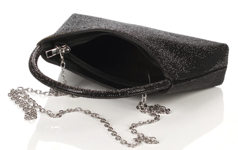 Gallantry Paris Wieczorowa Torebka Damska Kopertówka z Rączką i Łańcuszkiem