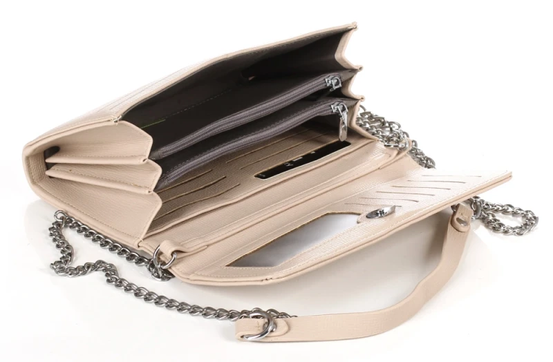 Gallantry Paris Wielozadaniowa Torebka Damska 3w1 – Kopertówka Listonoszka i Portfel na Łańcuszku