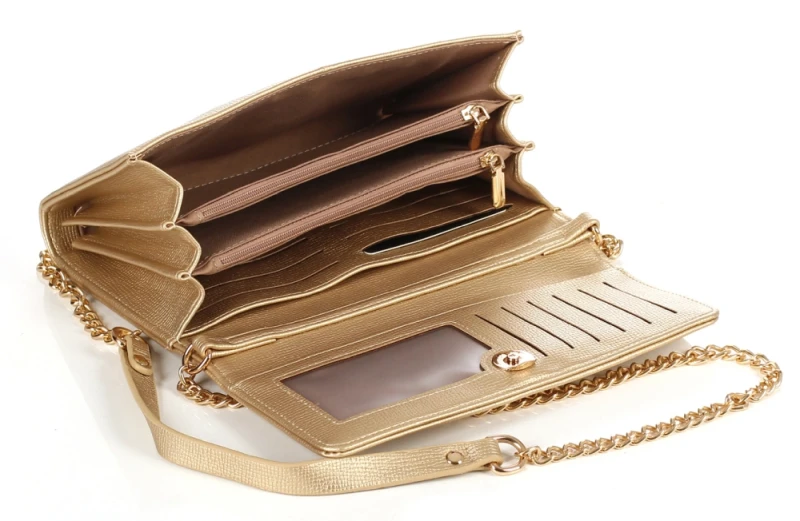 Gallantry Paris Wielozadaniowa Torebka Damska 3w1 – Kopertówka Listonoszka i Portfel na Łańcuszku