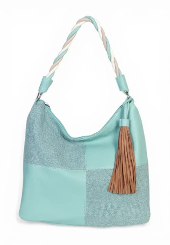 Torebka damska worek Max Fly Italy – plecionka z lnem i skręcana rączka