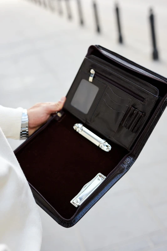 Skórzana aktówka męska A5 Tizano BWS08