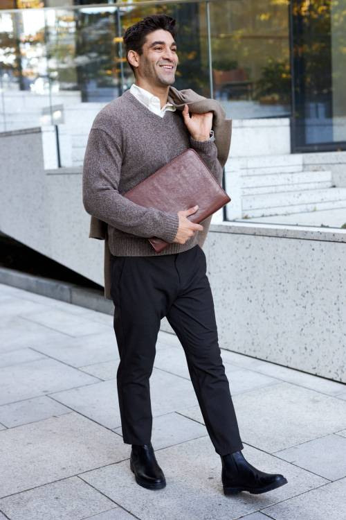 Aktówka Męska A4 ze Skóry Naturalne