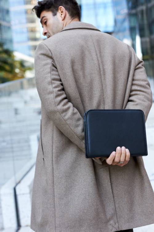 Elegancki Biwuar A5 ze Skóry Ekologicznej – Aktówka Konferencyjna Unisex | Sklep Centrum Modnych Torebek