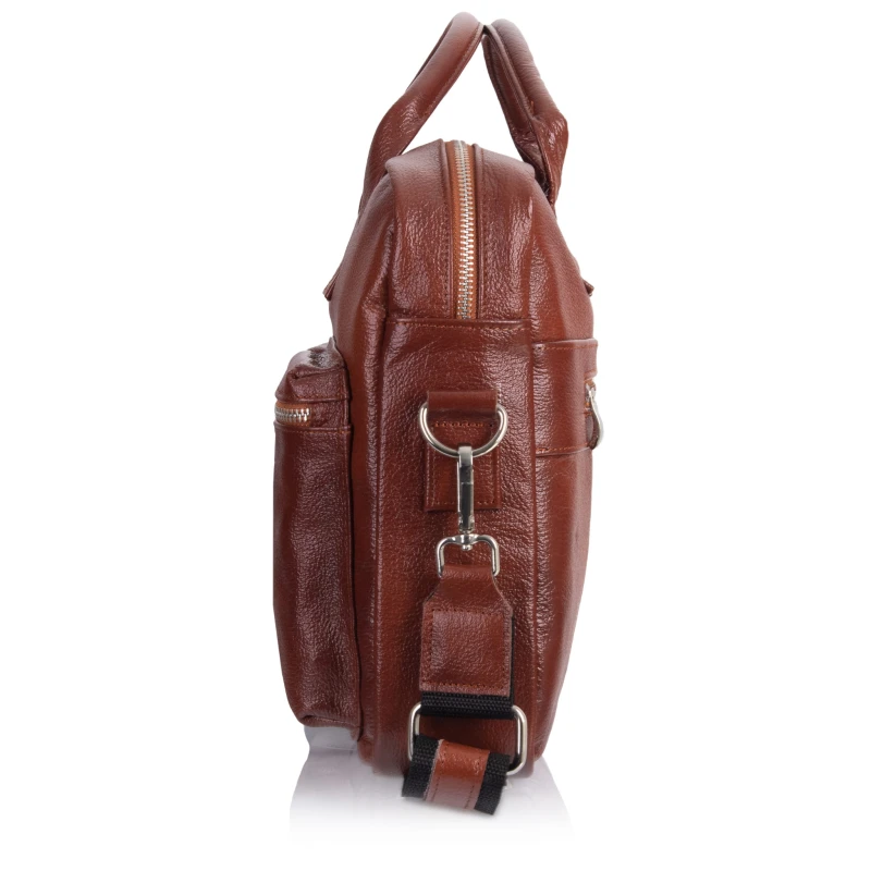 Torba męska skórzana Tizano TM03 brąz cieniowany