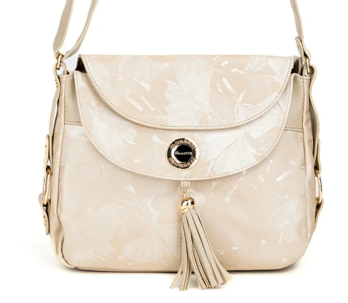 Kwiatowa Listonoszka Monnari z Frędzlami – Pojemna Torebka Boho | Kolekcja Wiosna-Lato 2026