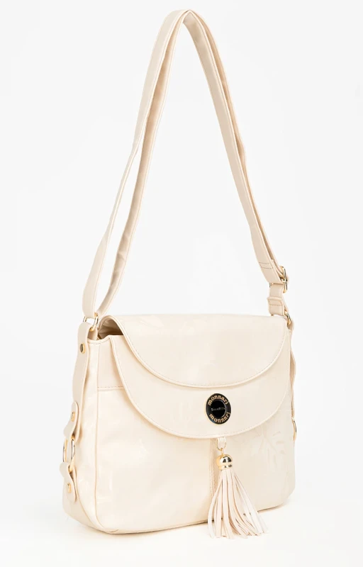 Kwiatowa Listonoszka Monnari z Frędzlami – Pojemna Torebka Boho | Kolekcja Wiosna-Lato 2026