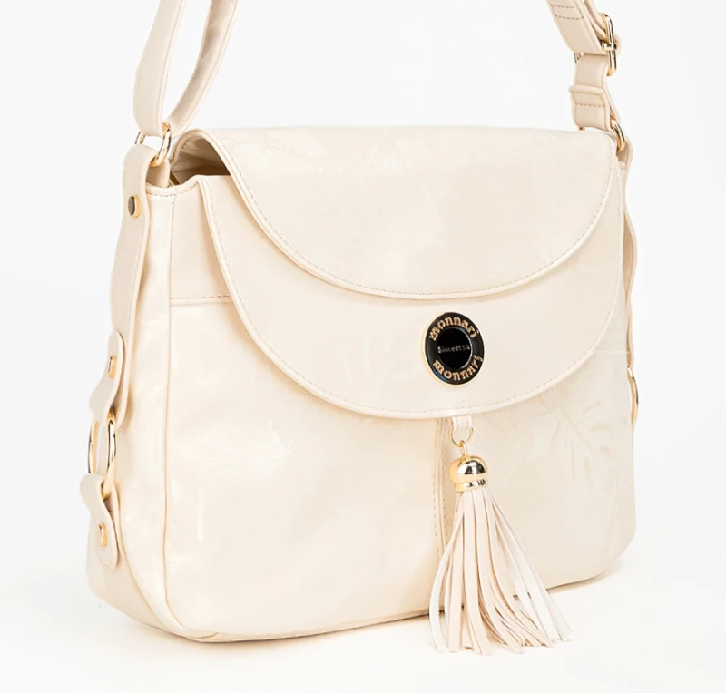 Kwiatowa Listonoszka Monnari z Frędzlami – Pojemna Torebka Boho | Kolekcja Wiosna-Lato 2026