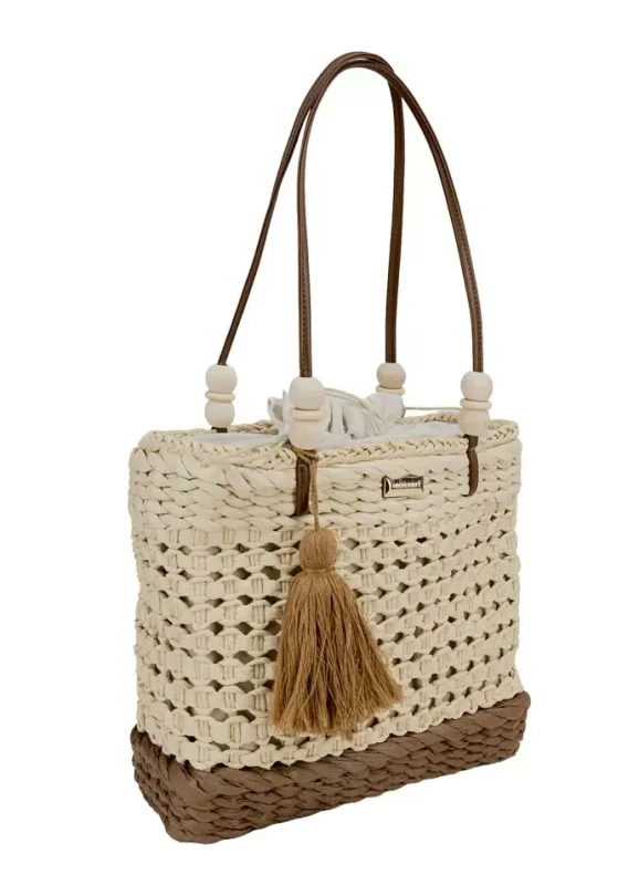 Pleciony Koszyk Monnari – Letnia Torebka z Frędzlem i Troczkiem | Kolekcja Wiosna-Lato 2026
