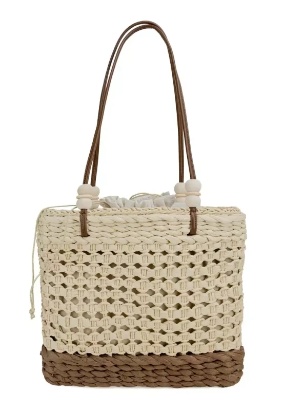 Pleciony Koszyk Monnari – Letnia Torebka z Frędzlem i Troczkiem | Kolekcja Wiosna-Lato 2026