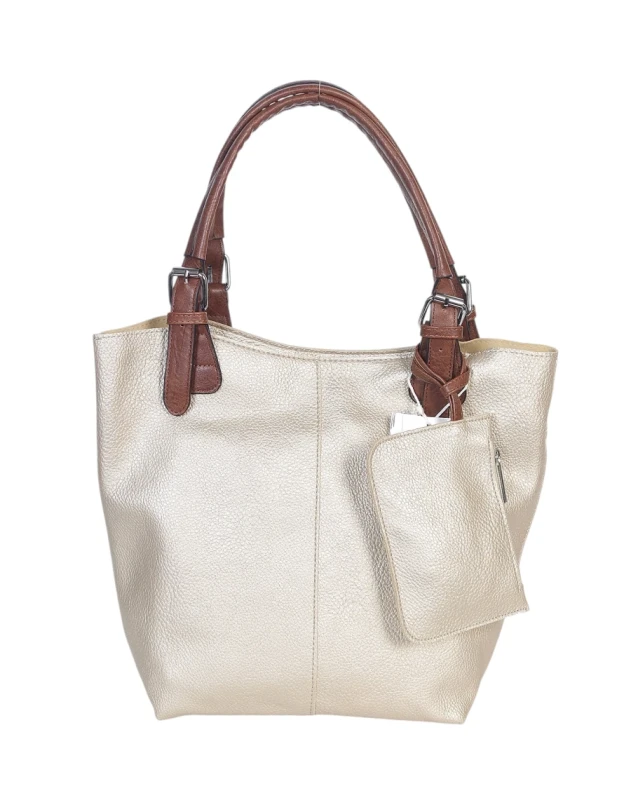 Torebka damska shopper 2w1 Saszetka na pasku