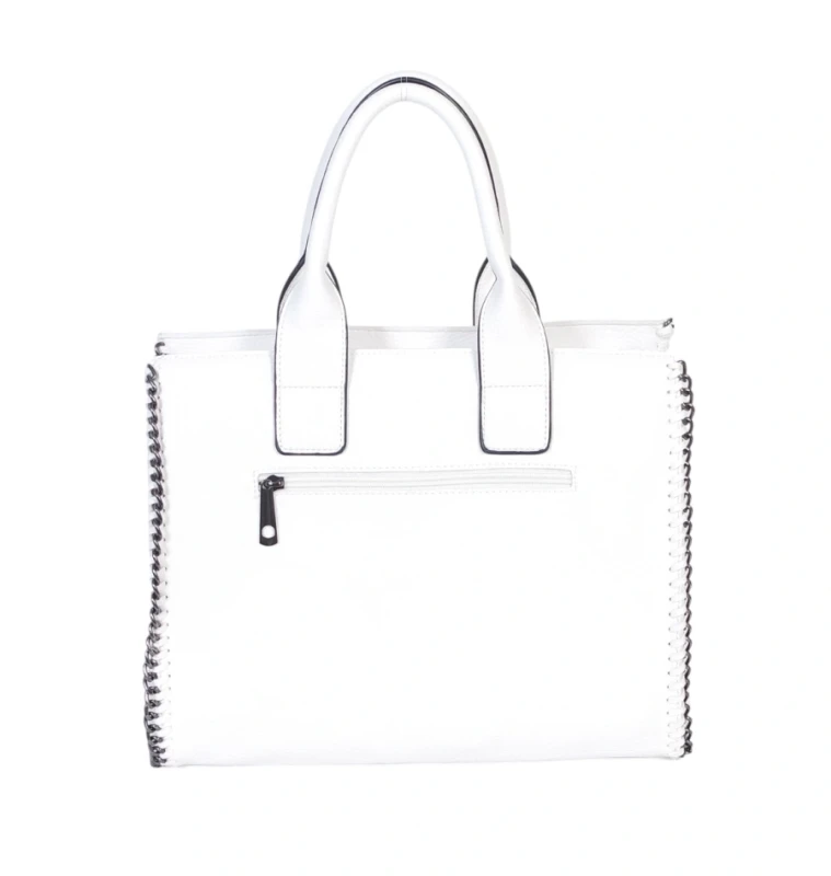 Shopperka Andrea Massi A4 z Łańcuszkami – Elegancka Torba do Pracy | Kolekcja 2026