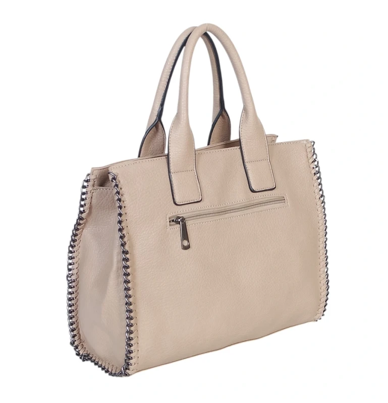 Shopperka Andrea Massi A4 z Łańcuszkami – Elegancka Torba do Pracy | Kolekcja 2026