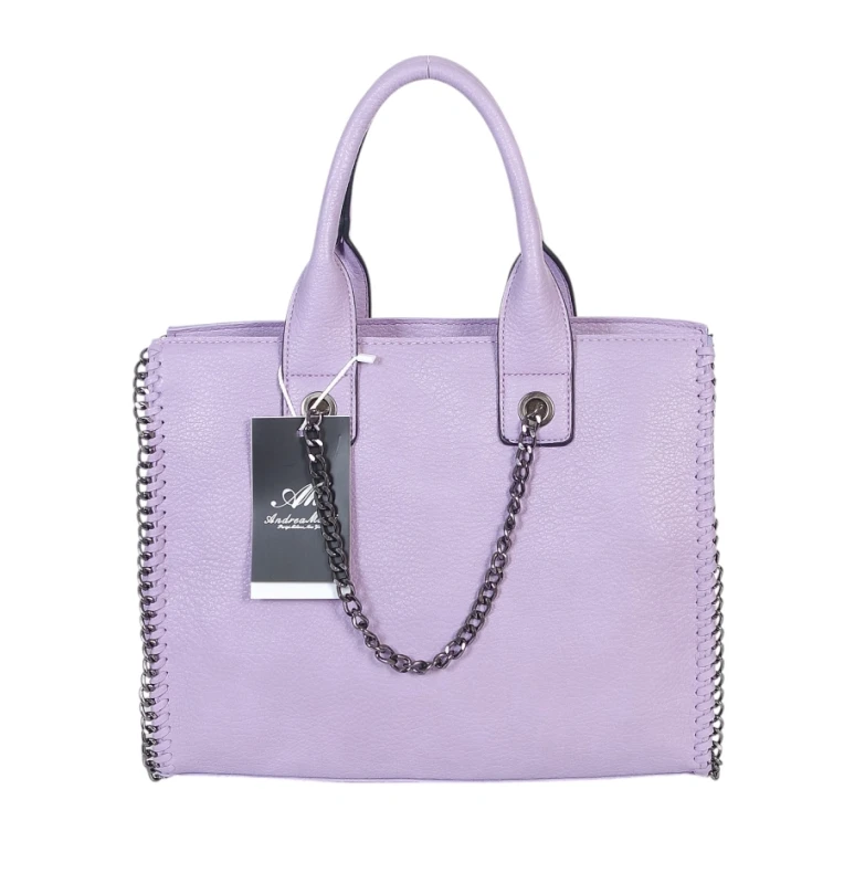 Shopperka Andrea Massi A4 z Łańcuszkami – Elegancka Torba do Pracy | Kolekcja 2026