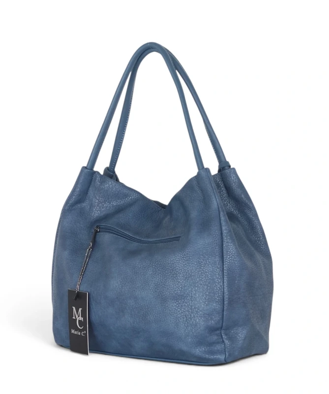 Pakowna torebka damska Maria C. Italy – miękka shopperka mieszcząca A4