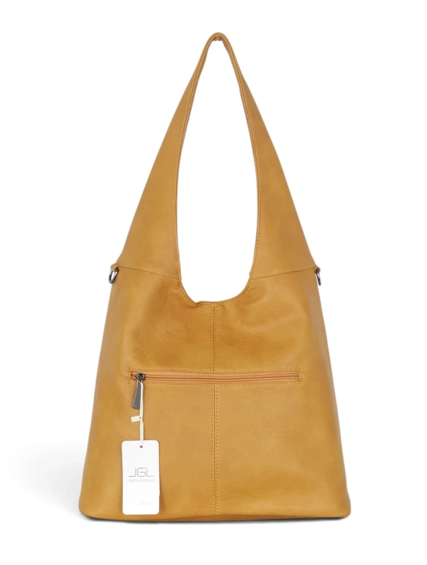 Modna torebka shopperka Just Glamour Italy – zgrabna torba z ekoskóry