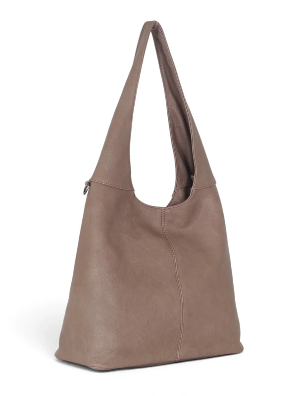 Modna torebka shopperka Just Glamour Italy – zgrabna torba z ekoskóry