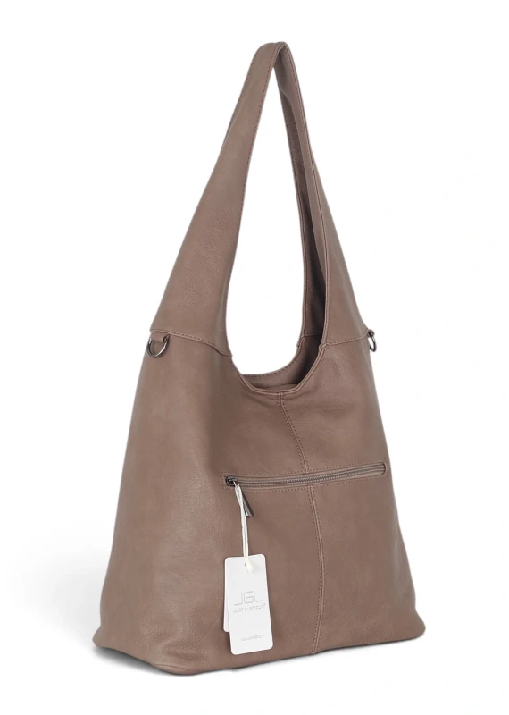 Modna torebka shopperka Just Glamour Italy – zgrabna torba z ekoskóry