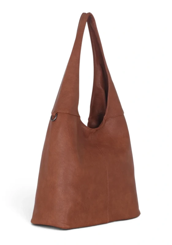 Modna torebka shopperka Just Glamour Italy – zgrabna torba z ekoskóry