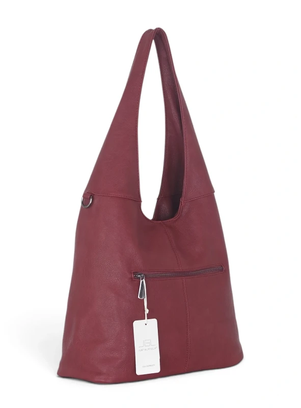 Modna torebka shopperka Just Glamour Italy – zgrabna torba z ekoskóry