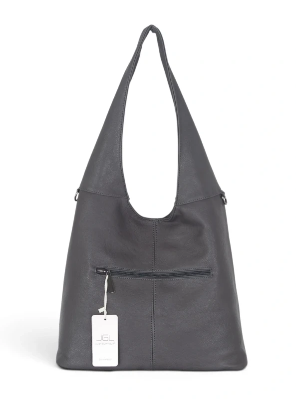 Modna torebka shopperka Just Glamour Italy – zgrabna torba z ekoskóry