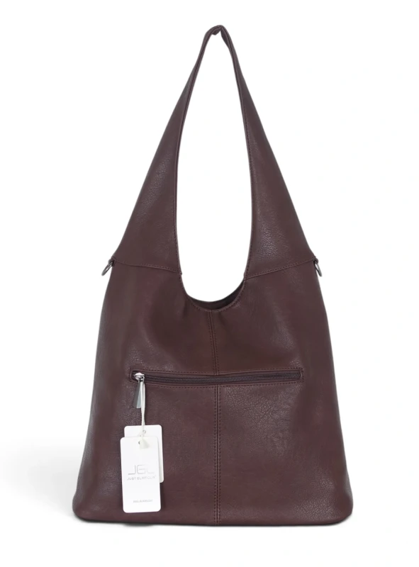 Modna torebka shopperka Just Glamour Italy – zgrabna torba z ekoskóry