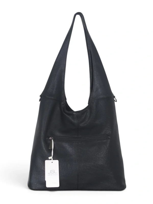 Modna torebka shopperka Just Glamour Italy – zgrabna torba z ekoskóry