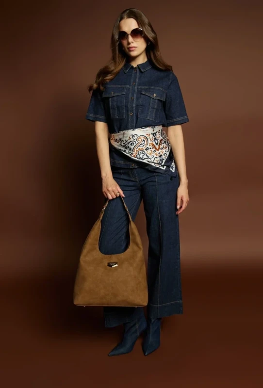 MONNARI Pojemna torebka damska shopper bag Na ramię Skóra ekologiczna Nowa kolekcja