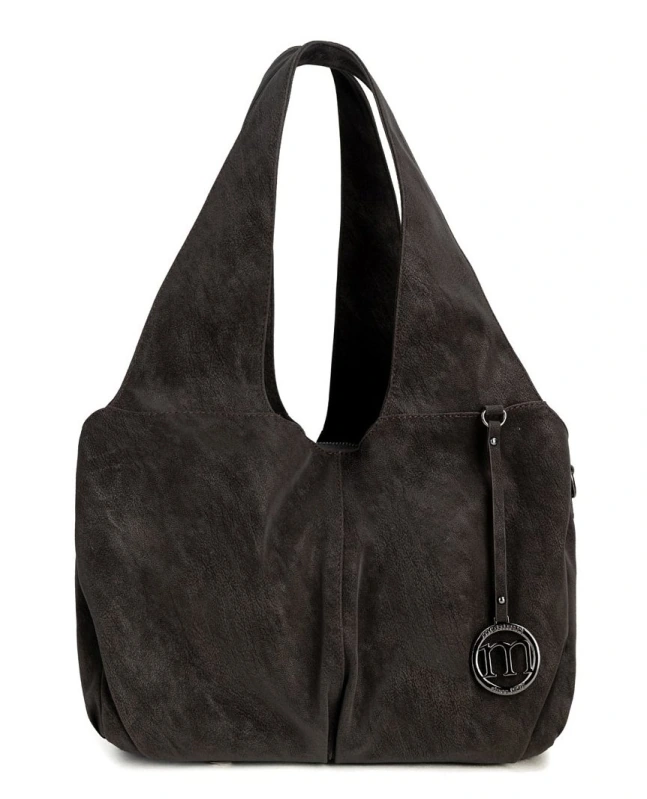 Monnari Premium Collection Shopper Bag Czekoladowy Brąz Torebka Damska na Ramię A4 + Pasek