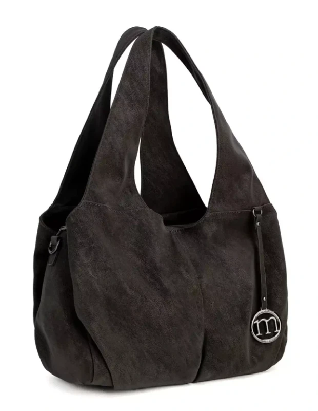 Monnari Premium Collection Shopper Bag Czekoladowy Brąz Torebka Damska na Ramię A4 + Pasek