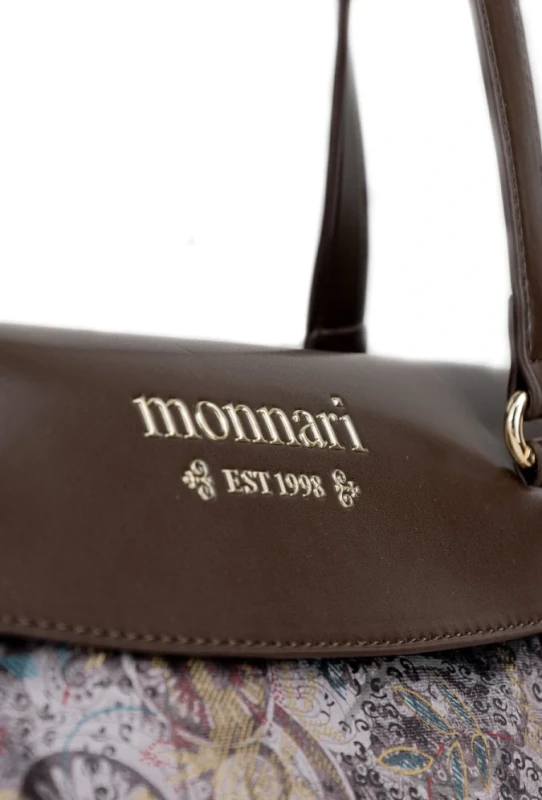 MONNARI Premium Collection Shopper Bag Czekoladowy Brąz | Torebka Damska A4 | Jesień Zima
