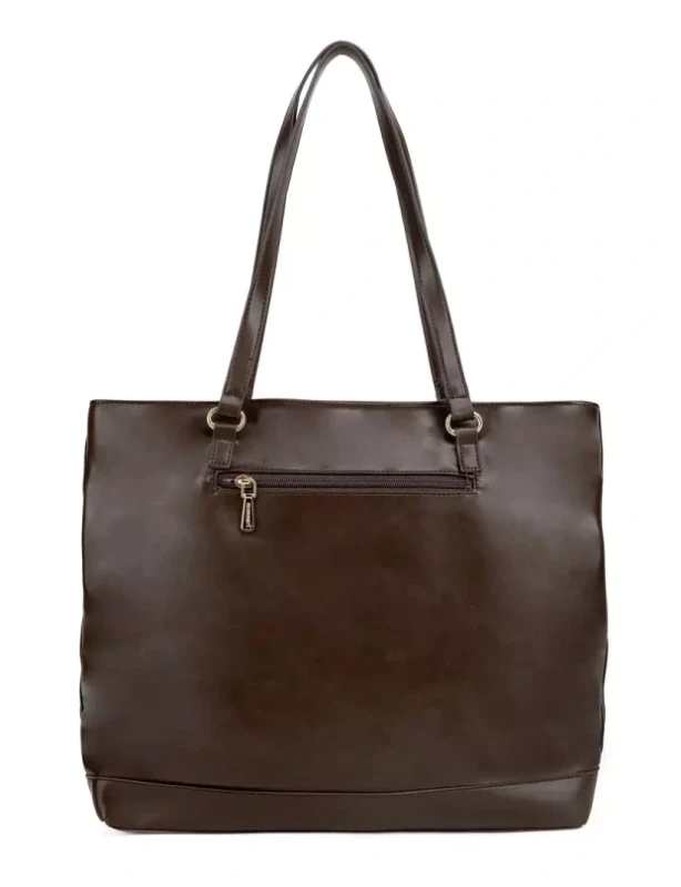 MONNARI Premium Collection Shopper Bag Czekoladowy Brąz | Torebka Damska A4 | Jesień Zima