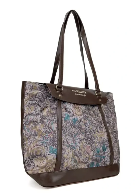 MONNARI Premium Collection Shopper Bag Czekoladowy Brąz | Torebka Damska A4 | Jesień Zima