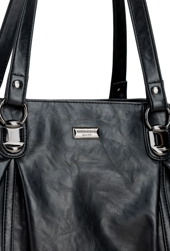 MONNARI Premium Collection Torebka Damska 3 Komory | Rączki + Pasek | Jesień Zima