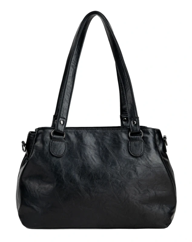MONNARI Premium Collection Torebka Damska 3 Komory | Rączki + Pasek | Jesień Zima