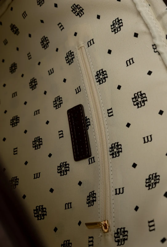 MONNARI Premium Collection Torebka na Laptop A4 | Aktówka Damska | Rączki + Pasek | Czarno Brązowa