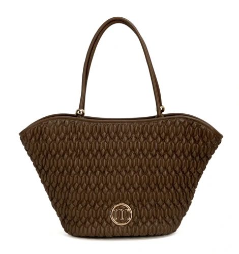 Monnari Premium Collection Torebka Damska Shopper | Pikowana | Pojemna | Rączki