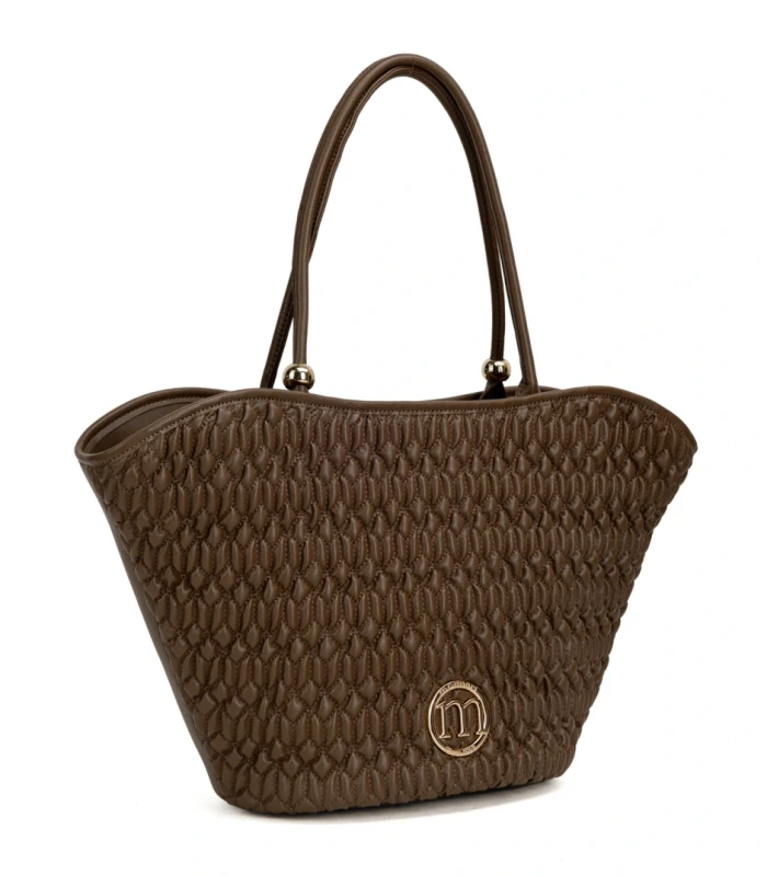 Monnari Premium Collection Torebka Damska Shopper | Pikowana | Pojemna | Rączki