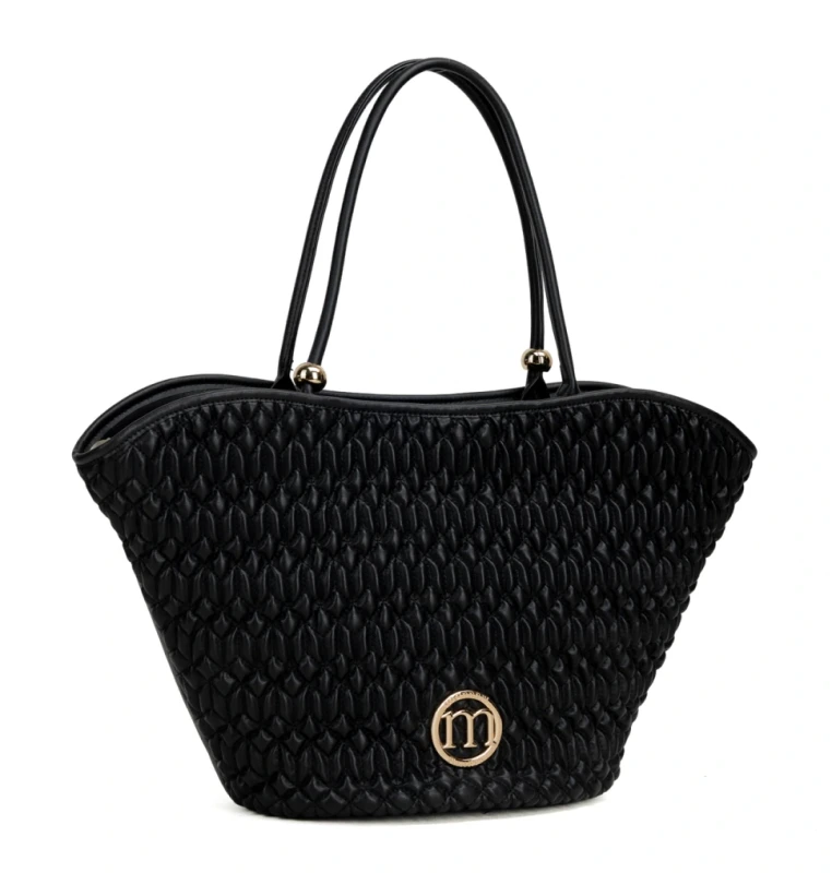Monnari Premium Collection Torebka Damska Shopper | Pikowana | Pojemna | Rączki