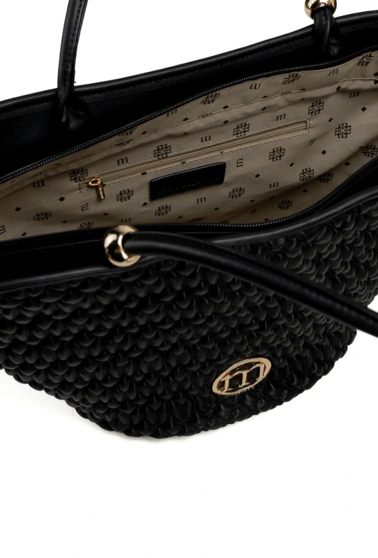 Monnari Premium Collection Torebka Damska Shopper | Pikowana | Pojemna | Rączki