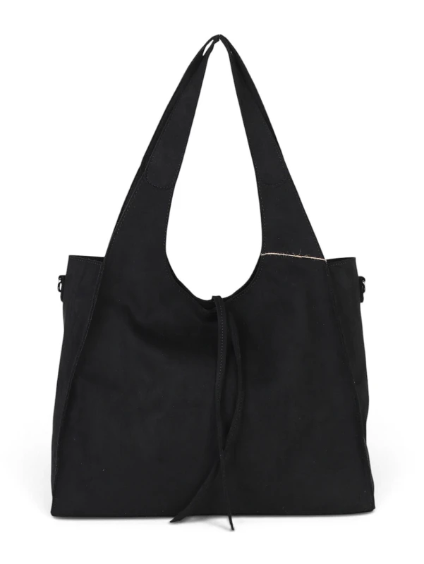 Paolo Bags Italy Torebka Shopper A4 2w1 | Zamsz Ekologiczny | Saszetka Listonoszka