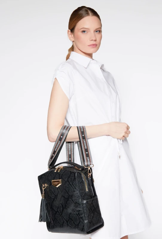 Monnari Premium Collection Kuferek, listonoszka i plecak w jednym 3w1