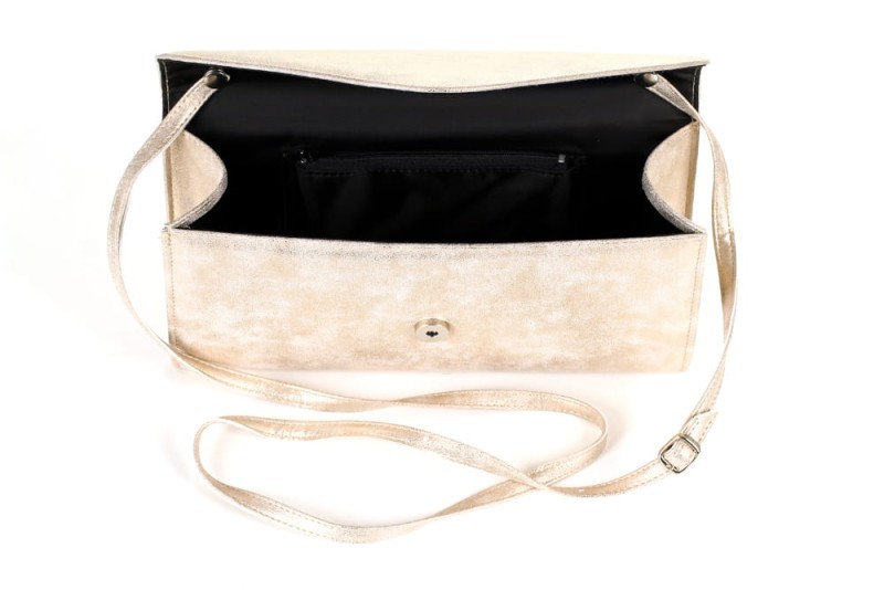 Złota przecierana kopertówka DUBAJ W.25D