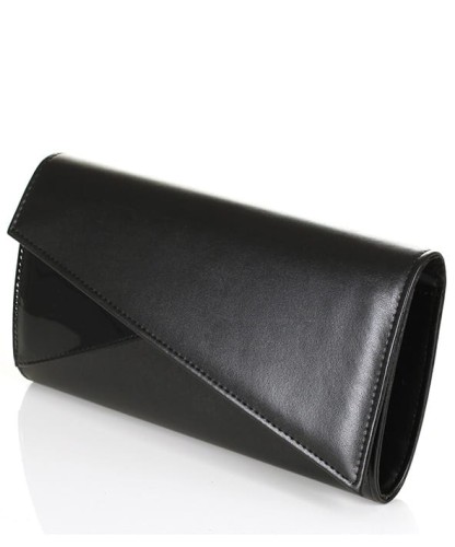 Czarna matowa kopertówka W65m