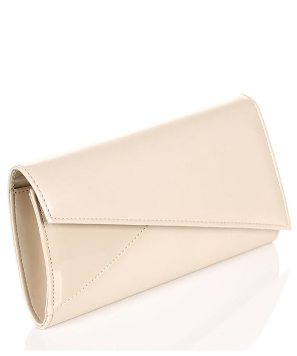 Beżowa matowa kopertówka W65m