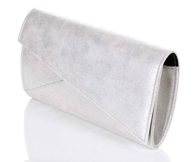 Modna srebrna kopertówka ŻMIJA W65Z