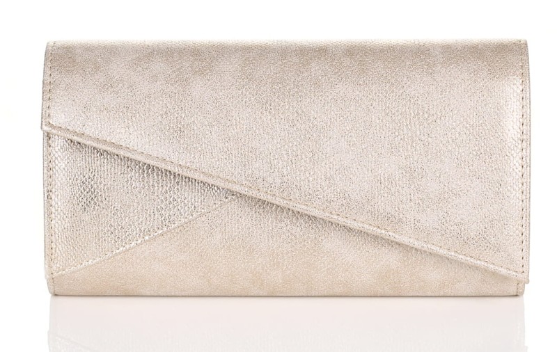Modna złota kopertówka ŻMIJA W65Z
